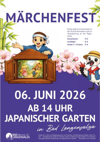 Eintritt  zur Veranstaltung Märchenfest am 06.06.2026 Erwachsener